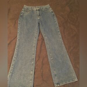 Classic High-Rise Flared Jeans - Blue